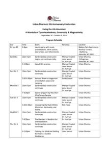 program-schedule